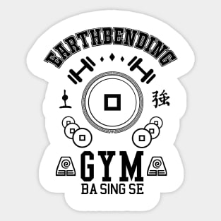 Earthlbending Gym design Sticker